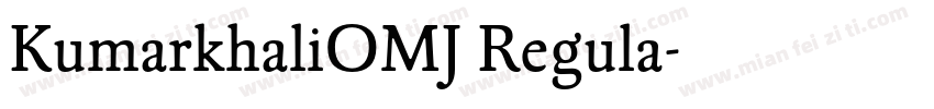 KumarkhaliOMJ Regula字体转换